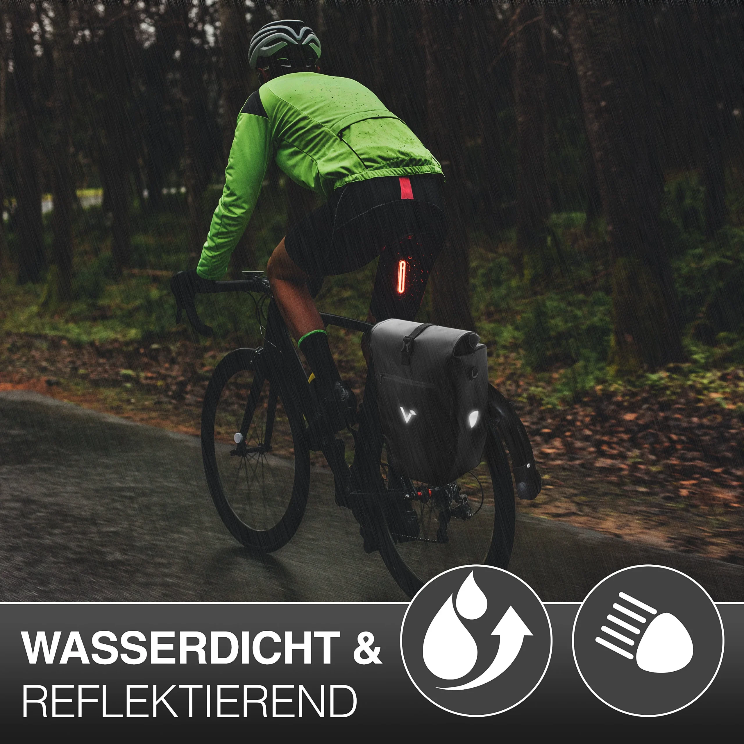 ValkBasic - grande sacoche de porte-bagages & étanche | Bundle – Image 5