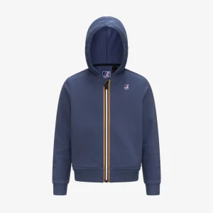 P. LE VRAI ARNEL POLY COTTON - Fleece - Jacket - KID UNISEX - BLUE INDIGO
