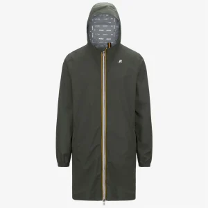 THOMAS STRETCH DOT - Jackets - 3/4 LENGTH - MAN - GREEN BLACKISH