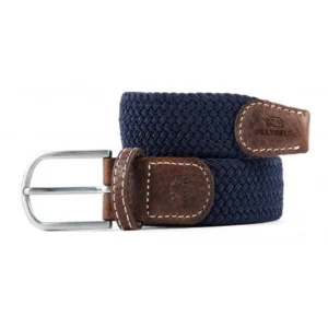 Ceinture tressée élastique BillyBelt - Marine
