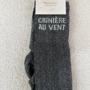 Chaussettes Paillettes "Crinière au vent"