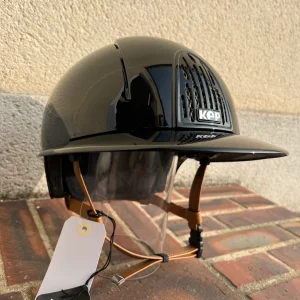 Casque Smart visière polo - jugulaire Beige