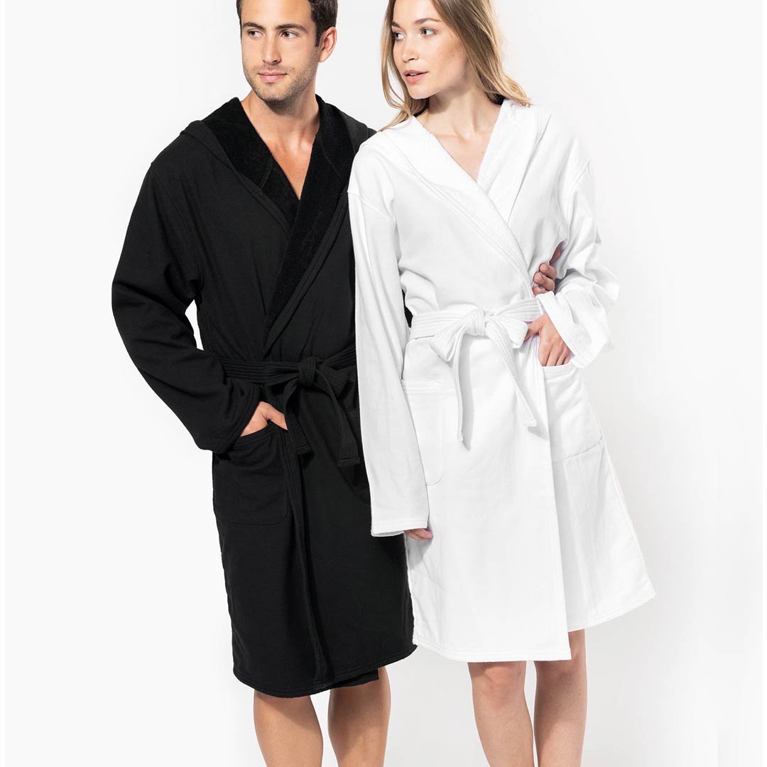 Peignoir de bain à capuche Bio