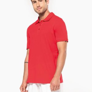 Polo piqué manches courtes homme