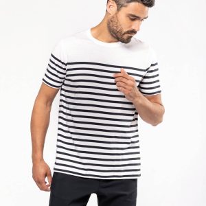T-shirt marin col rond Bio homme