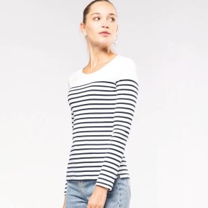 Marinière manches longues femme