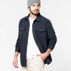 Surchemise polaire doublée sherpa polaire homme