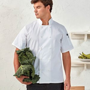 Veste de cuisine manches courtes