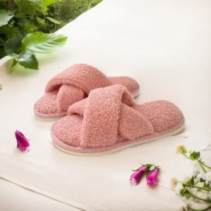 Sandale molletonné en tissu doux : Élise