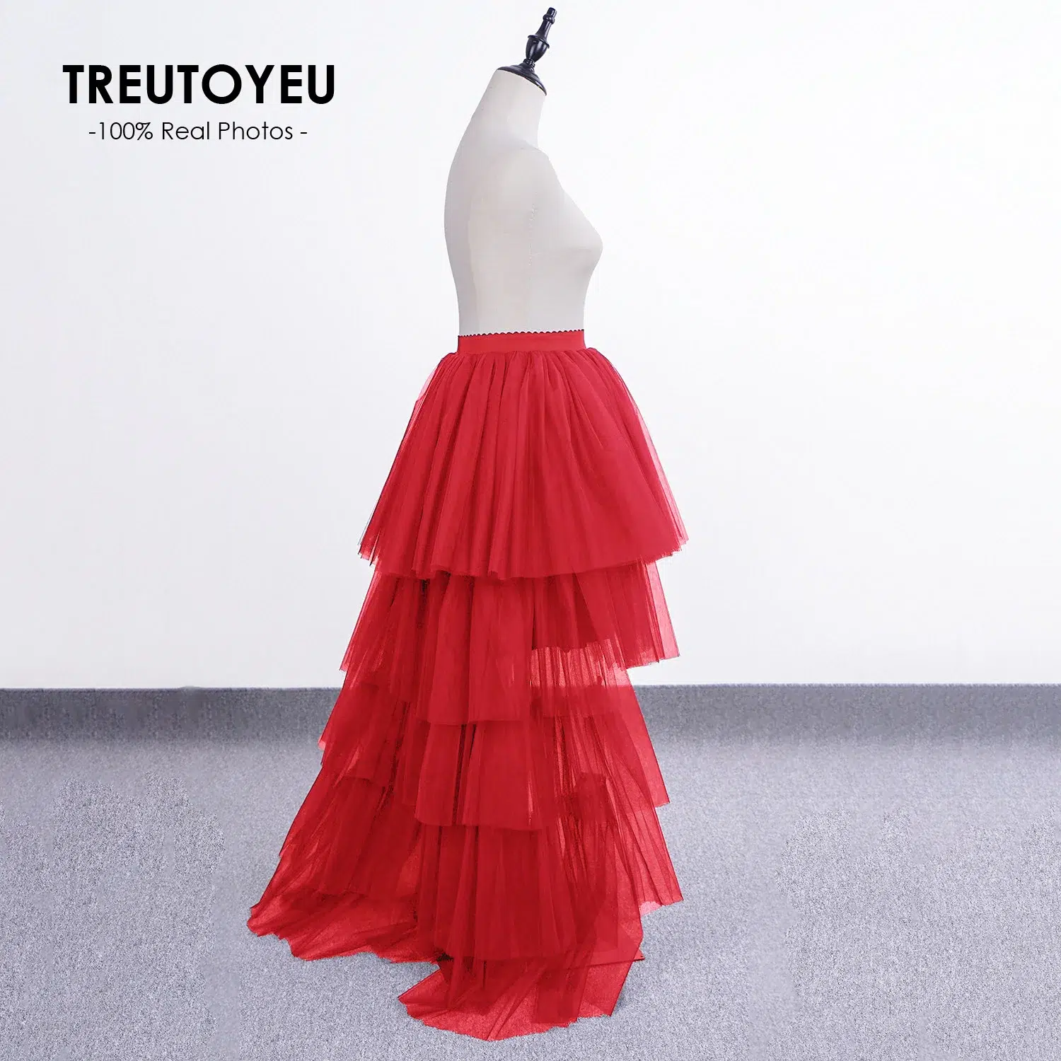 Jupe tulle asymétrique élégante : Cléa – Image 6