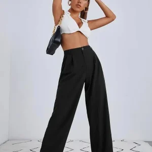 Pantalon palazzo chic en tissu léger : Elyna