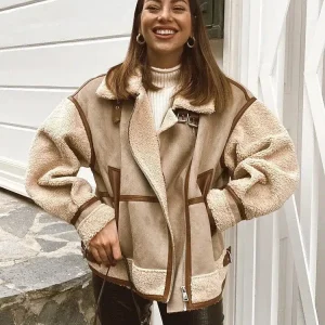 Veste doublée moumoute élégante : Hiverna