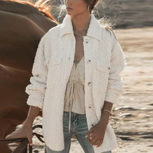 Surchemise moumoute ultra cosy : Livia