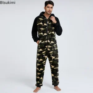 Grenouillère polaire homme au motif camouflage : Orion