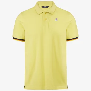 VINCENT CONTRAST STRETCH - Polo Shirts - Polo - MAN - YELLOW SHEEN