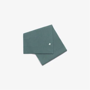 ETIENNE CARDIGAN STITCH WOOL - Scarves - SCARF - UNISEX - GREEN ACQUAMARINA