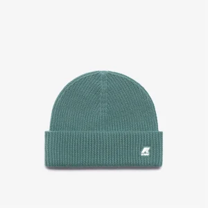 BRICE CARDIGAN STITCH WOOL - Headwear - Hat - UNISEX - GREEN ACQUAMARINA