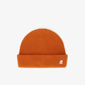 BRICE CARDIGAN STITCH WOOL - Headwear - Hat - UNISEX - ORANGE RUST