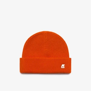 BRICE CARDIGAN STITCH WOOL - Headwear - Hat - UNISEX - ORANGE PUMPKIN