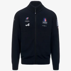 AULT ORIENT EXPRESS TEAM AC - Knitwear - Jacket - UNISEX - BLUE DRESS