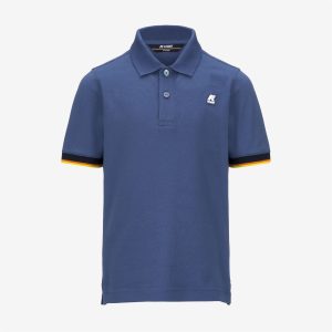 P. VINCENT - Polo Shirts - Polo - BOY - BLUE FIORD