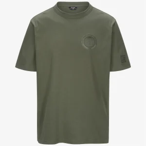 FANTOME CHEST LABEL - T-ShirtsTop - T-Shirt - MAN - GREEN LICHEN