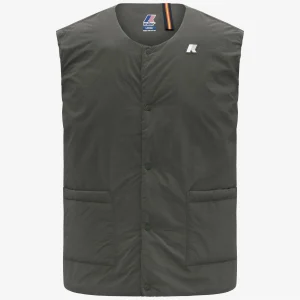 VALTY PLAIN WARM - Jackets - Vest - MAN - GREEN BLACKISH