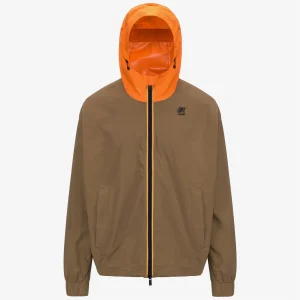 MILE 2.1 AMIABLE DIEMME - Jackets - Short - UNISEX - BROWN CORDA-ORANGE