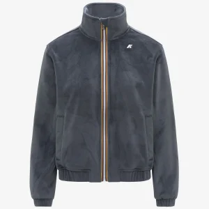 VIVIETTE VELOUR POLAR - Fleece - Jacket - WOMAN - Blue Airforce Combo