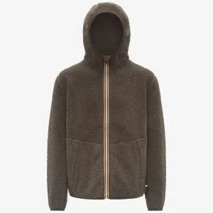 JACK SHERPA POLAR REVERSIBLE - Fleece - Jacket - MAN - Black Olive Combo