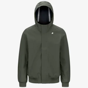 JOACHIM BONDED - Jackets - Short - MAN - GREEN BLACKISH-Blue Depth