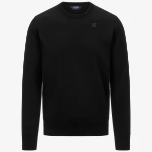 SEBASTIEN COTTON PS - Knitwear - Pull  Over - MAN - BLACK PURE