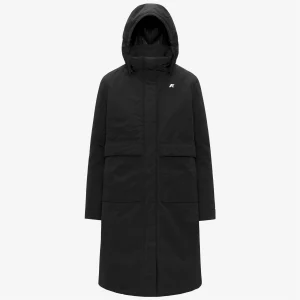 KALISHA WARM COTTON NYLON - Jackets - Long - WOMAN - Black Pure