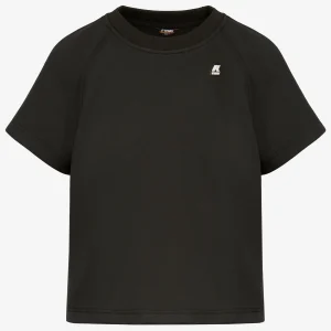 GUENDALINE LIGHT SPACER - T-ShirtsTop - T-Shirt - WOMAN - BLACK PURE