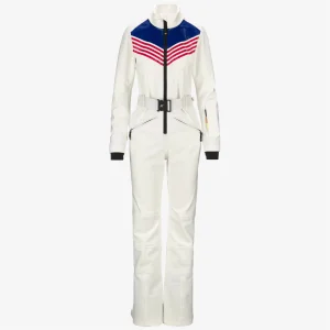 LECHERE ICONIC LOGO - Sport Suits - Coverall Suit - WOMAN - WHITE G-RED-BLUE R