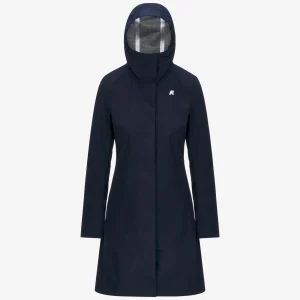 STEPHY BONDED JERSEY - Jackets - 3/4 LENGTH - WOMAN - BLUE DEPTH