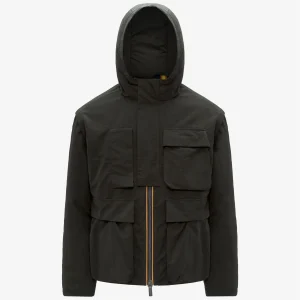 GUILLERMO COTTON FEEL - Jackets - Short - MAN - Green Blackish Combo