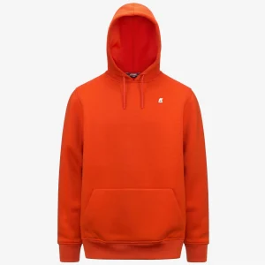 BERNIE SPACER - Fleece - Pull Over - MAN - ORANGE PUMPKIN