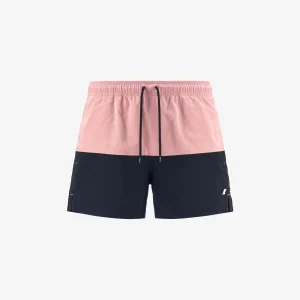 LESLIE - Bathing Suits - Swimming Trunk - MAN - PINK P-BLUE D
