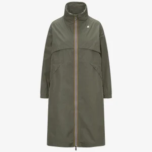 AUBE MEMORY TOUCH - Jackets - Long - WOMAN - GREEN LICHEN