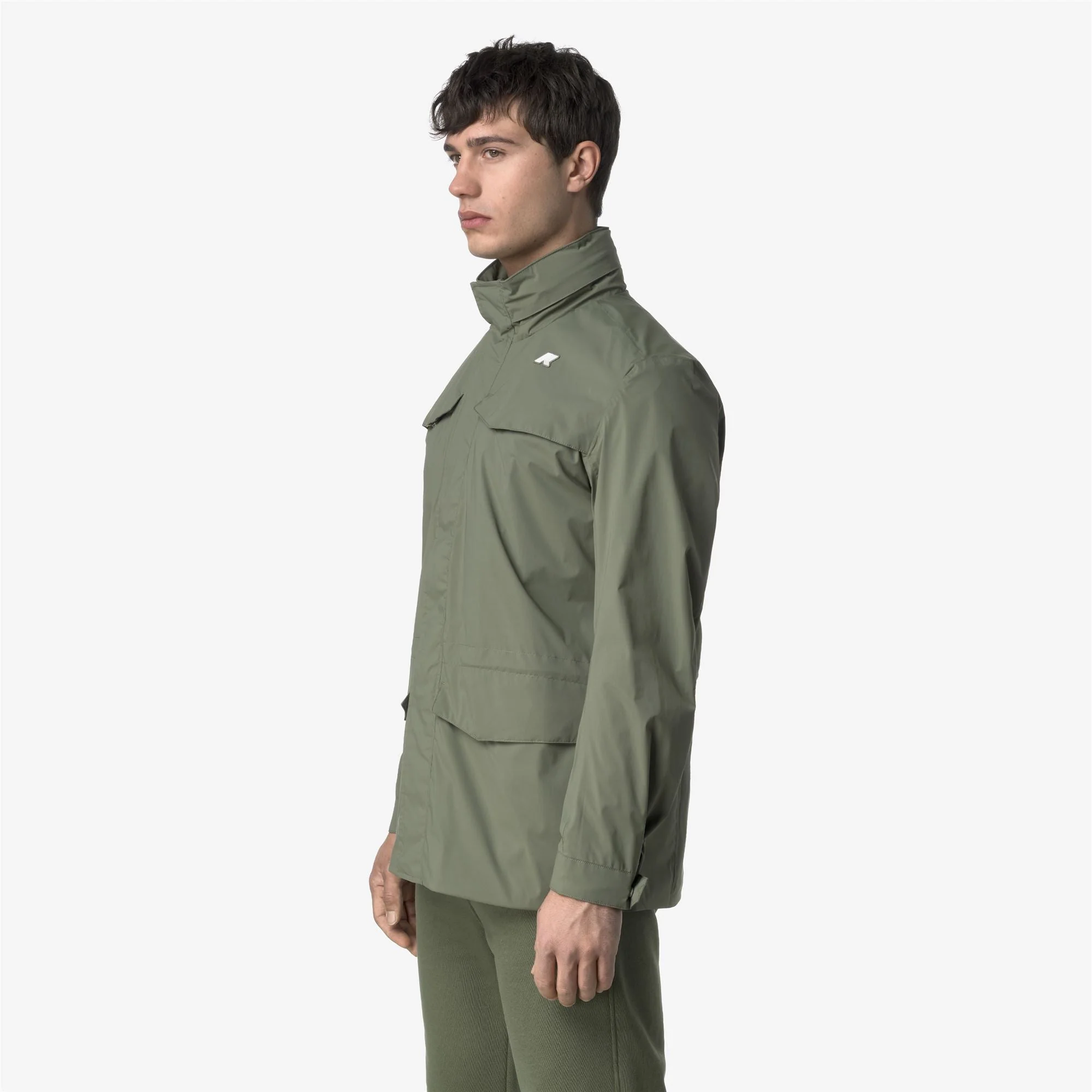 MANUEL STRETCH NYLON JERSEY - Jackets - Mid - MAN - GREEN LICHEN – Image 4