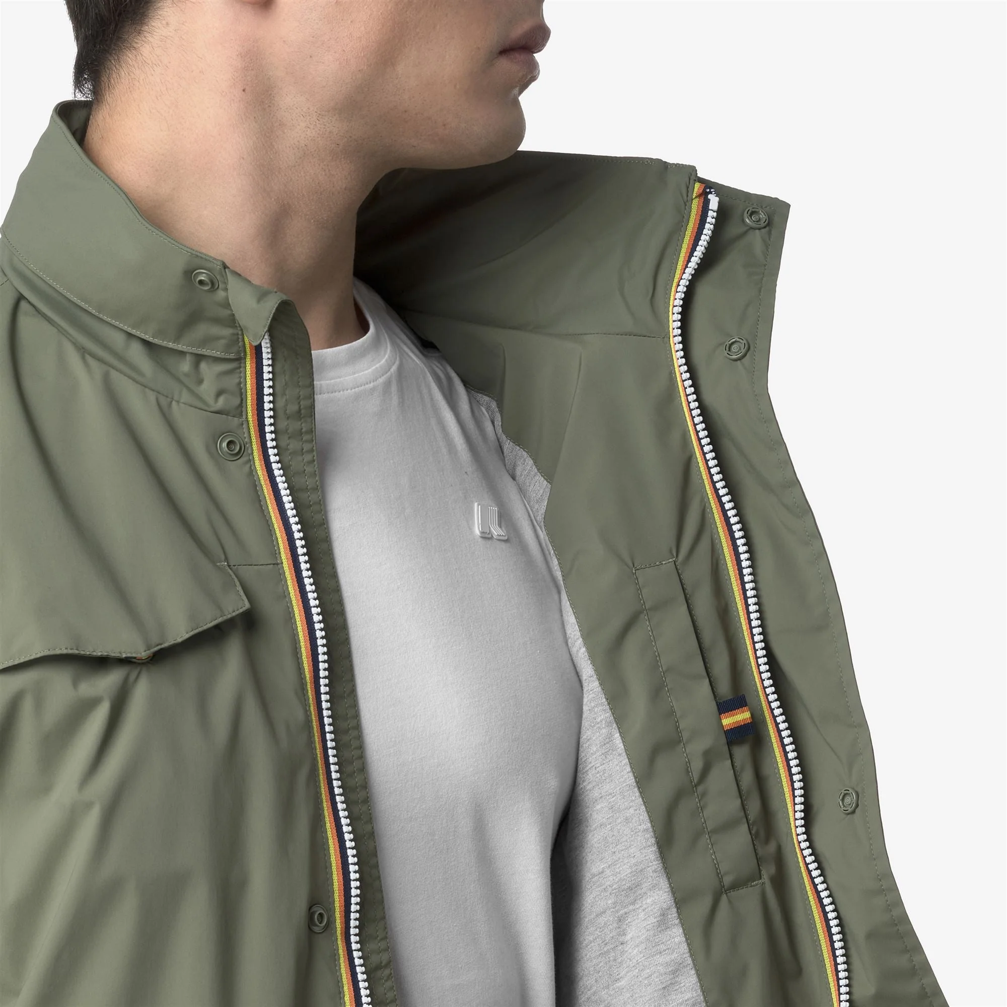 MANUEL STRETCH NYLON JERSEY - Jackets - Mid - MAN - GREEN LICHEN – Image 2