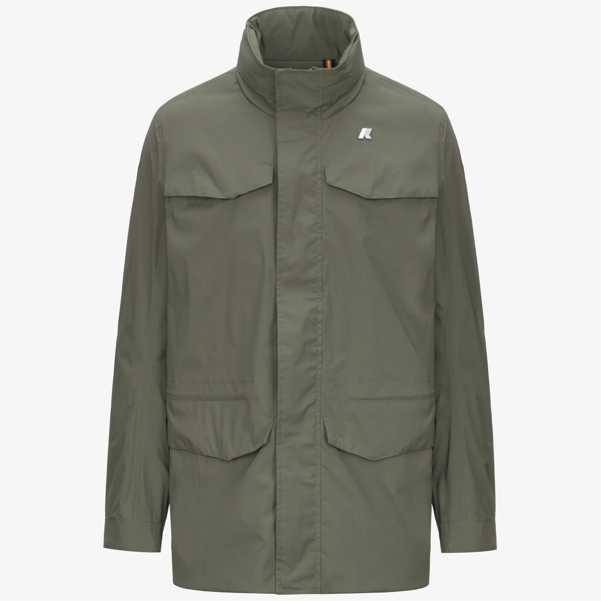 MANUEL STRETCH NYLON JERSEY - Jackets - Mid - MAN - GREEN LICHEN