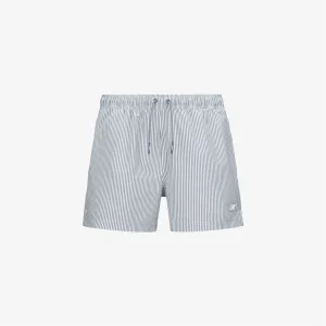 HAZEL MID STRIPES BEACH - Bathing Suits - Swimming Trunks - MAN - WHITE-GREY MD