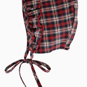 Béguin bébé écossais – Rouge