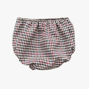 Bloomer bébé mixte tartan – Bordeaux