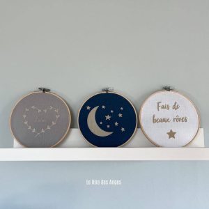 Tambour déco pour chambre d enfant imprimé