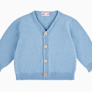 Cardigan bébé – Bleu ciel