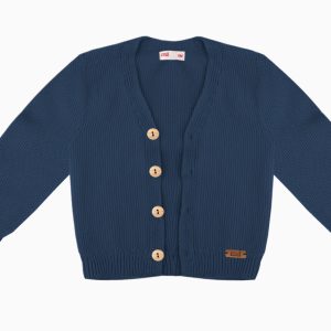 Cardigan bébé – Bleu marine
