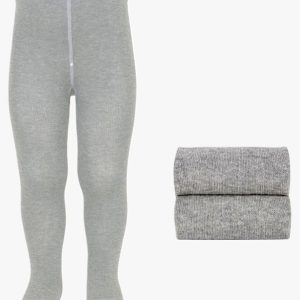 Collant bébé uni – Gris